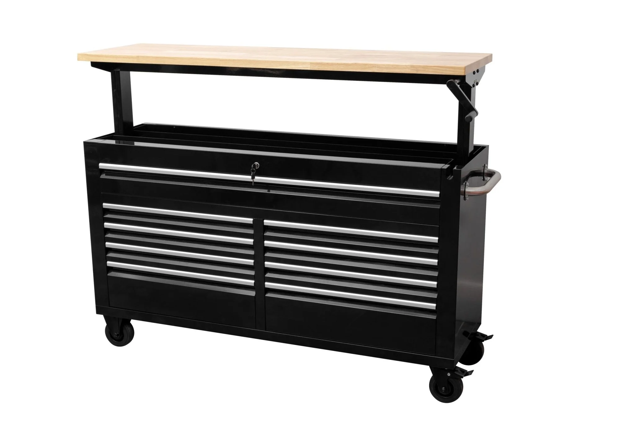 New 60-Inch Siebel Adjustable Top 9-Drawer Tool Bench – Heavy-Duty Workstation with Storage 6010AT
