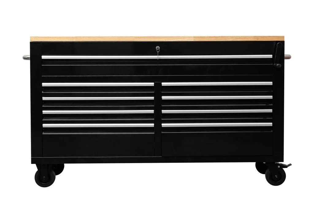 New 60-Inch Siebel Adjustable Top 9-Drawer Tool Bench – Heavy-Duty Workstation with Storage 6010AT - Image 3