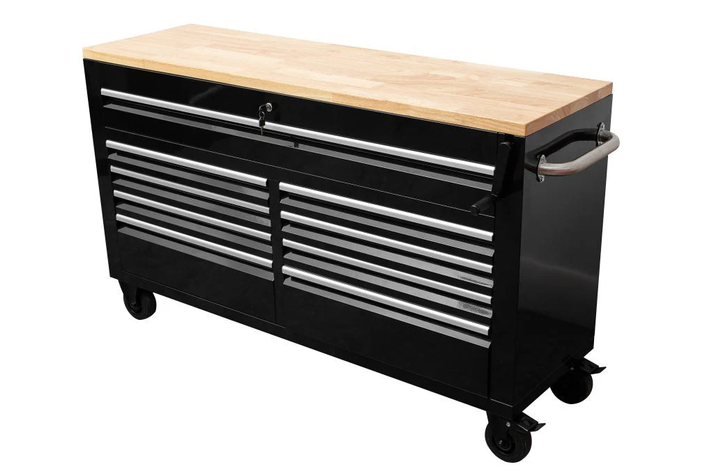 New 60-Inch Siebel Adjustable Top 9-Drawer Tool Bench – Heavy-Duty Workstation with Storage 6010AT - Image 4
