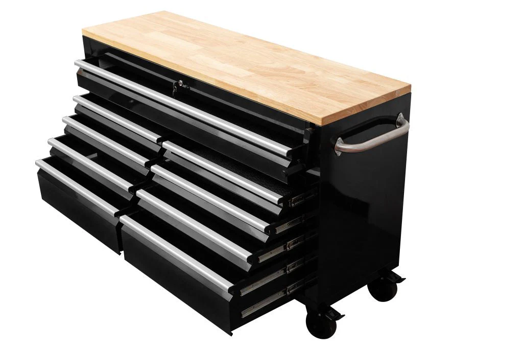 New 60-Inch Siebel Adjustable Top 9-Drawer Tool Bench – Heavy-Duty Workstation with Storage 6010AT - Image 5