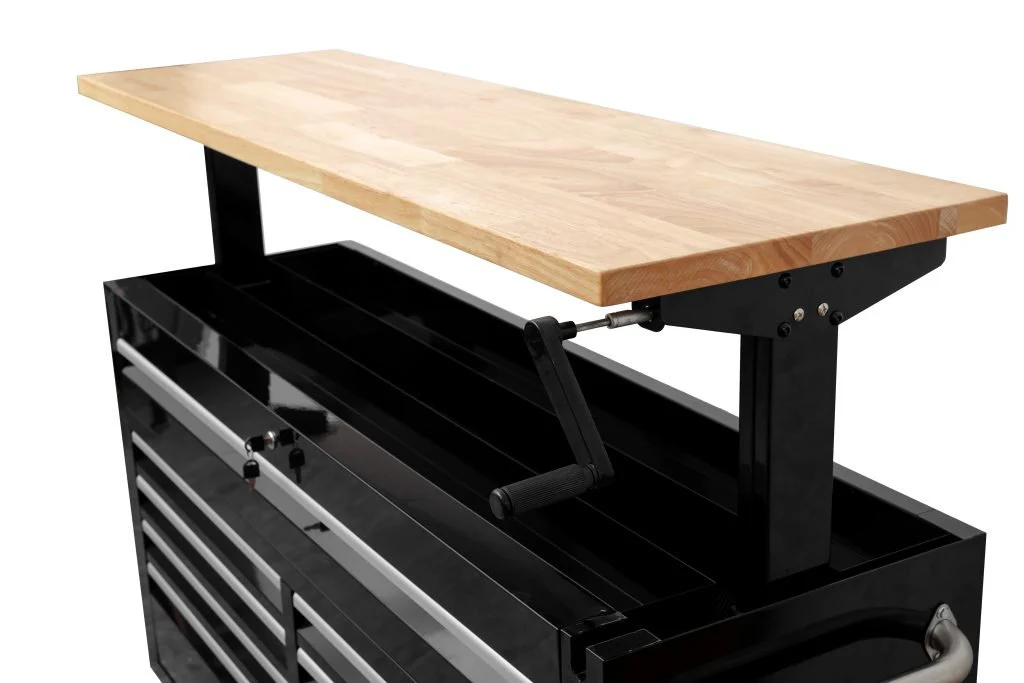 New 60-Inch Siebel Adjustable Top 9-Drawer Tool Bench – Heavy-Duty Workstation with Storage 6010AT - Image 8