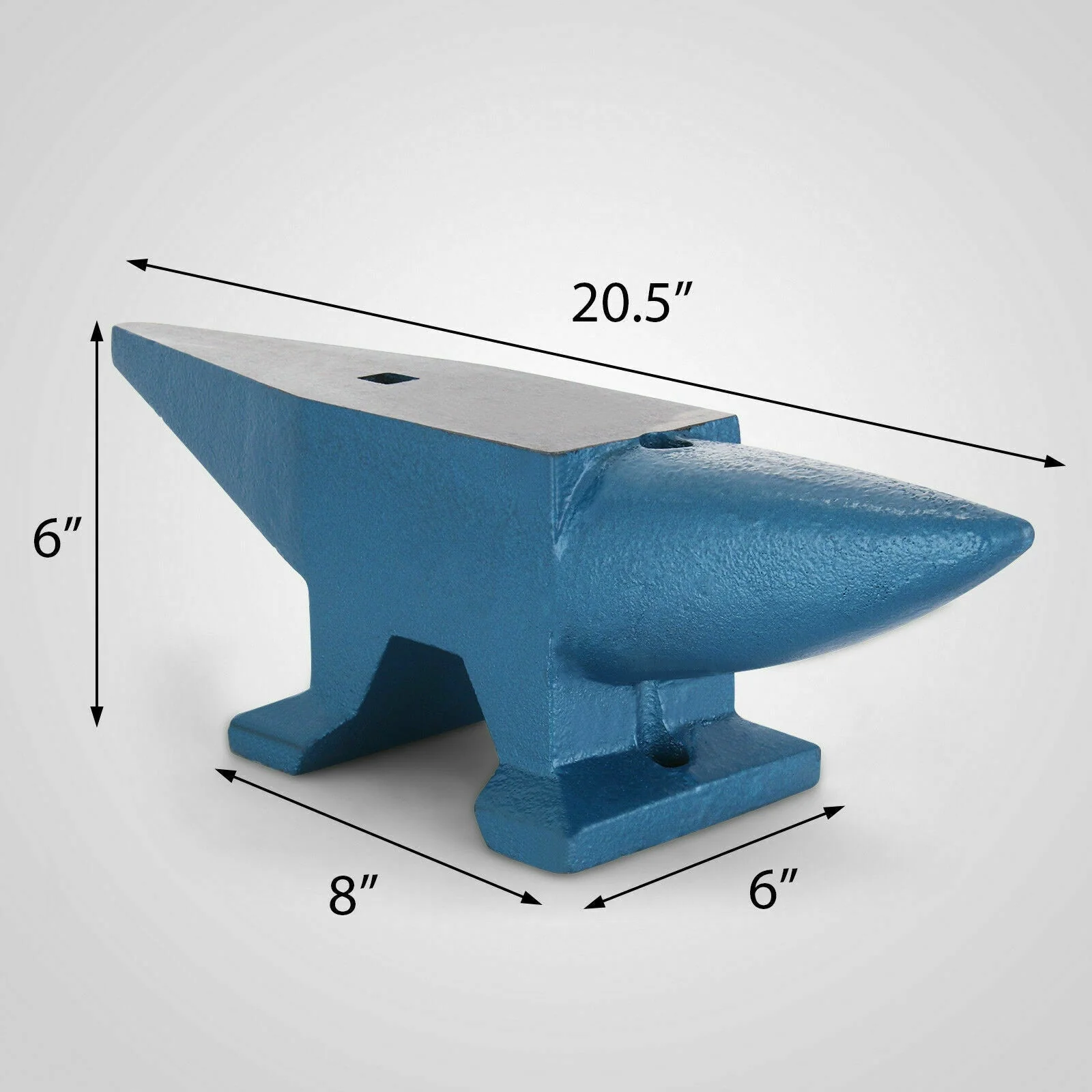 New 66 lbs Blacksmith Forged Steel Anvil with Round Horn – C051 - Image 2