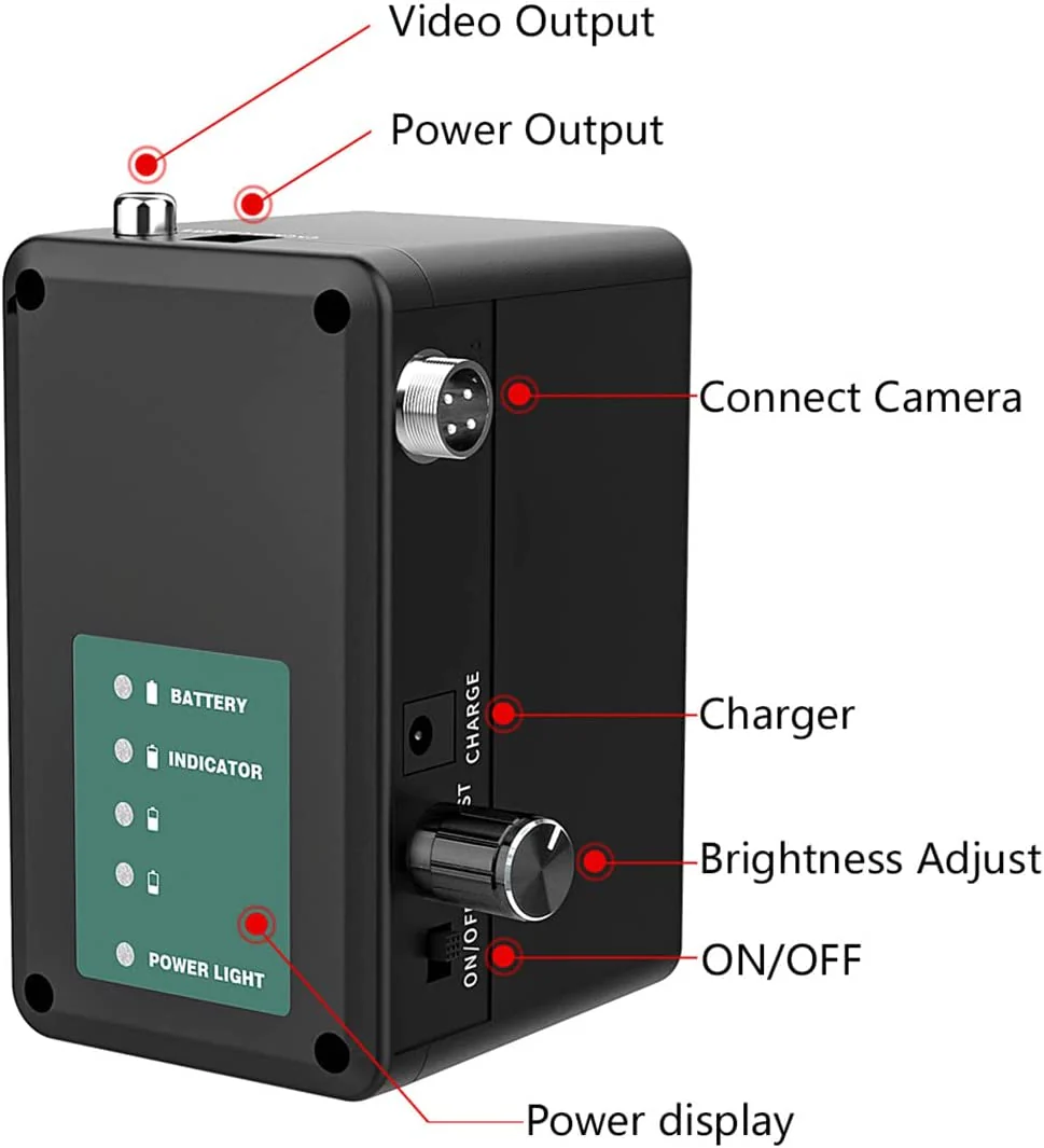 NEW 7" IPS Sewer Inspection Camera with DVR & 512Hz Transmitter — 5mm Fiberglass Cable SM001MD - Image 2