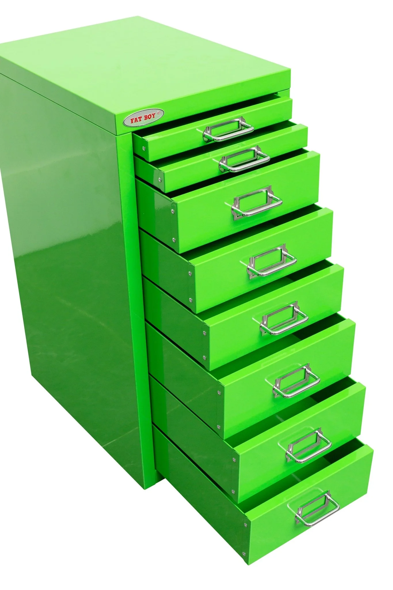 New Fat Boy Steel Under-Desk Storage Cabinet for Parts & Tools – 3, 6, 8 Drawer Compact Metal Organizer for Workshop & Garage - Image 3
