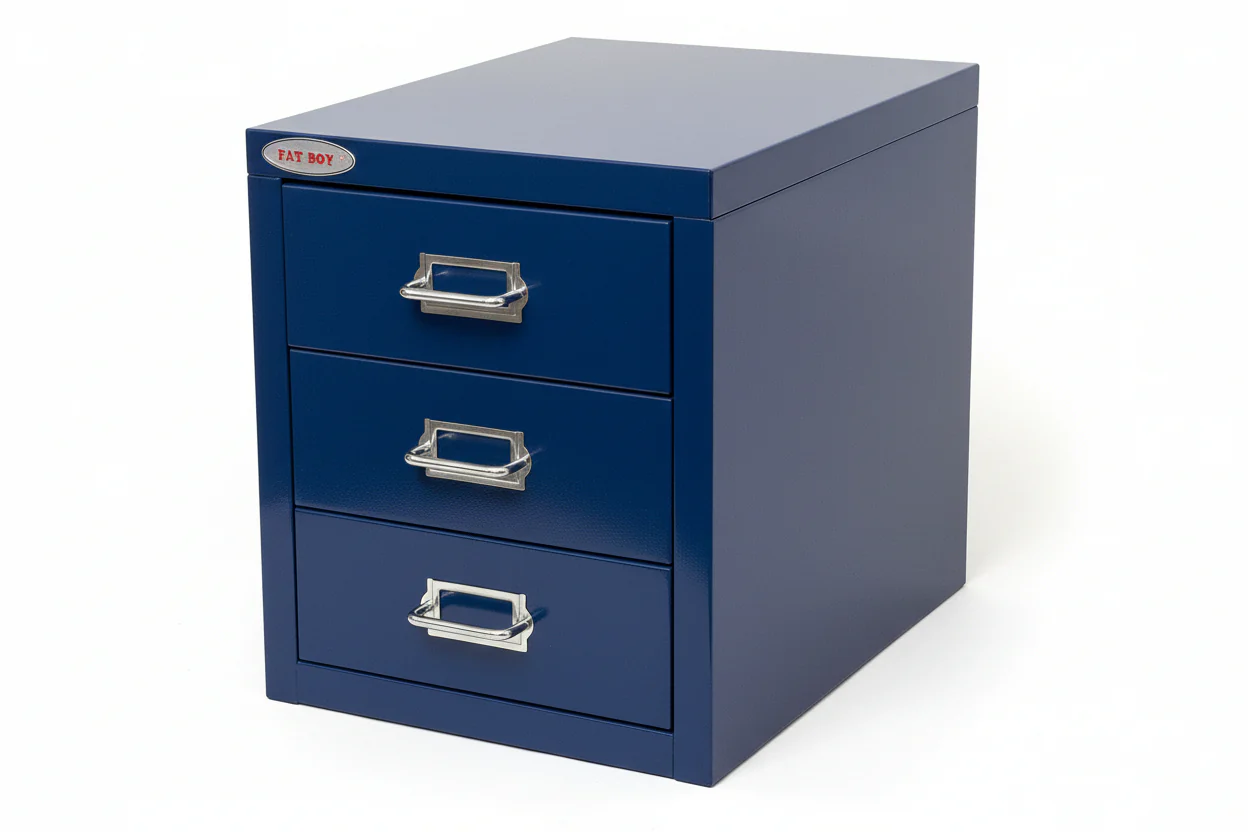 New Fat Boy Steel Under-Desk Storage Cabinet for Parts & Tools – 3, 6, 8 Drawer Compact Metal Organizer for Workshop & Garage - Image 59