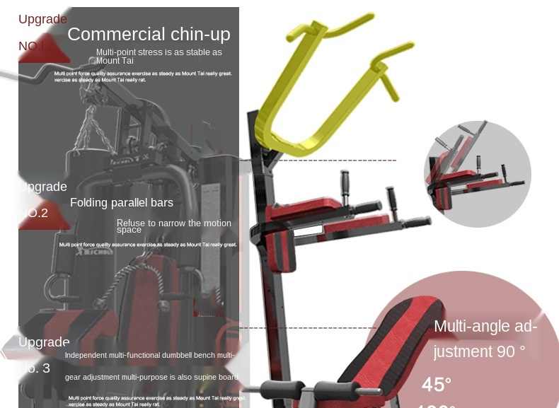 New 8-in-1 Combination Weight Lifting & Workout Exercise Machine – Full Body Gym Station 523650 - Image 4