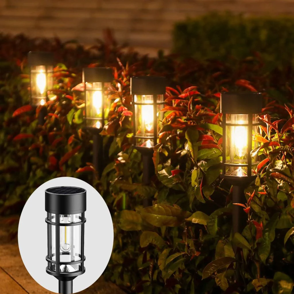 New 8 Pack Solar Pathway LED Lights – Outdoor Garden Yard Lighting 1021347 - Image 4