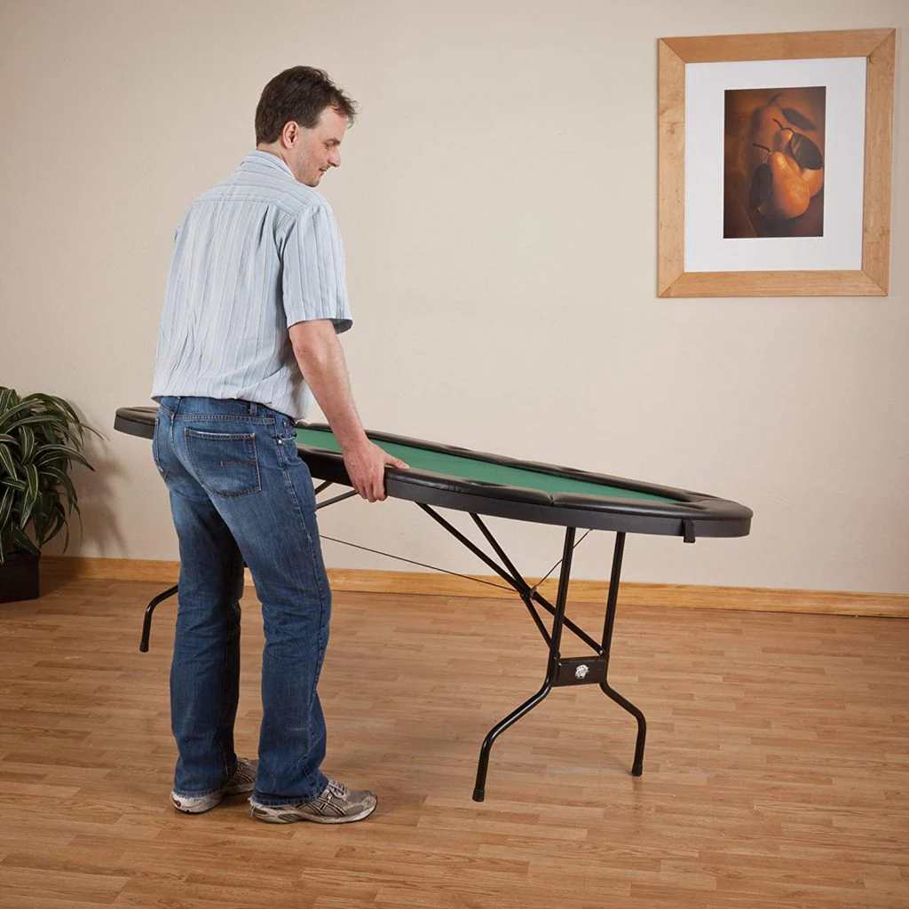New 8 Person 6FT Folding Poker Table – Card Game Table for Home & Casino Night PKT202S - Image 3
