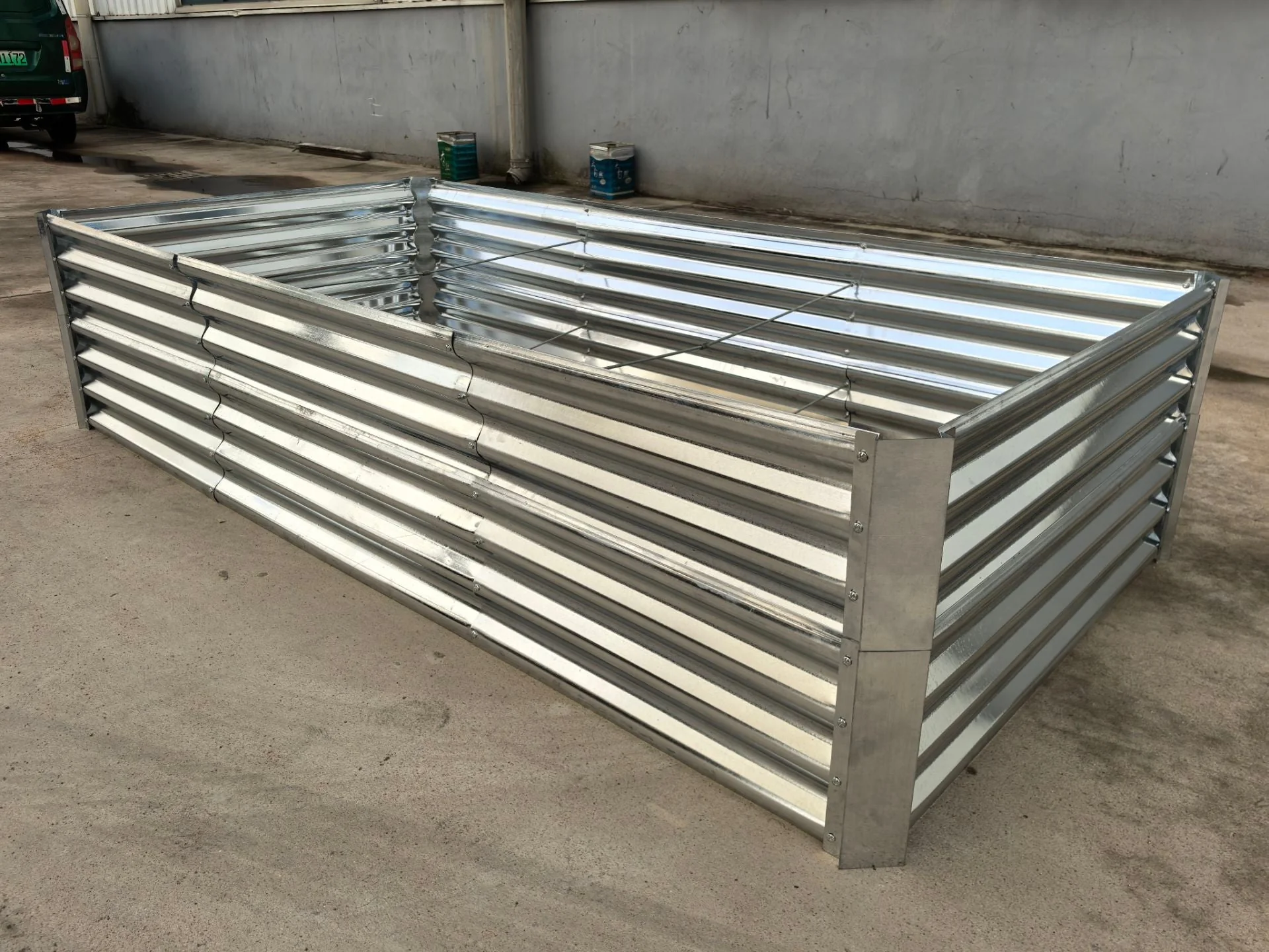 New 8FT x 4FT x 2FT Raised Metal Garden Bed – Large Outdoor Planter Box for Vegetables & Flowers 625544