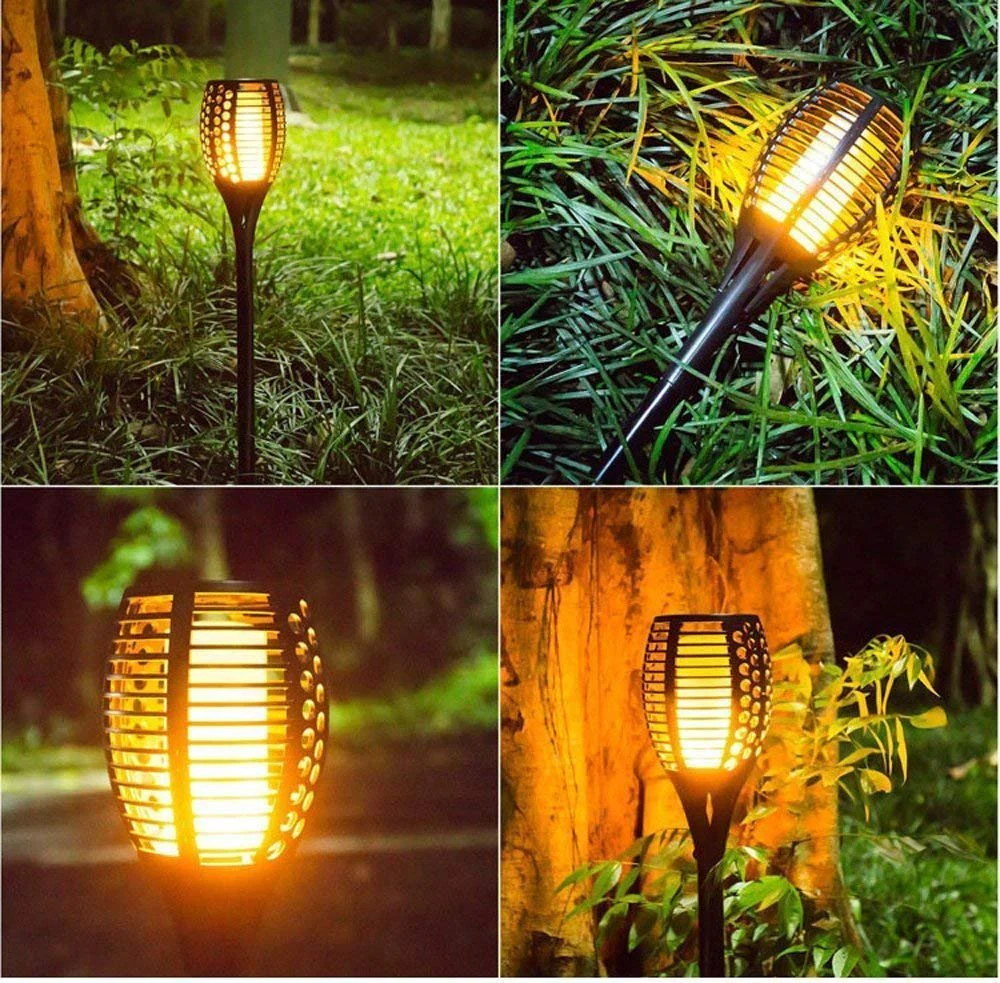 NEW 96 LED Flame Solar Waterproof Wireless Lantern Garden Light – SS001 - Image 7