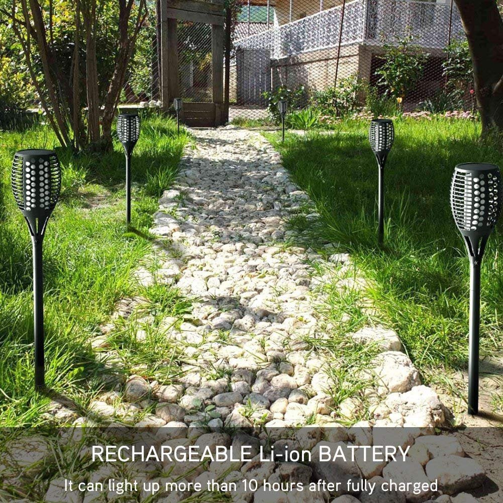 NEW 96 LED Flame Solar Waterproof Wireless Lantern Garden Light – SS001 - Image 8