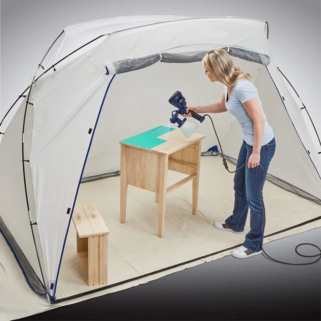 New large Portable Paint Spray Shelter Booth – Overspray Protection, Easy Setup & Ventilated Design for DIY & Professional Use 4251135 - Image 3