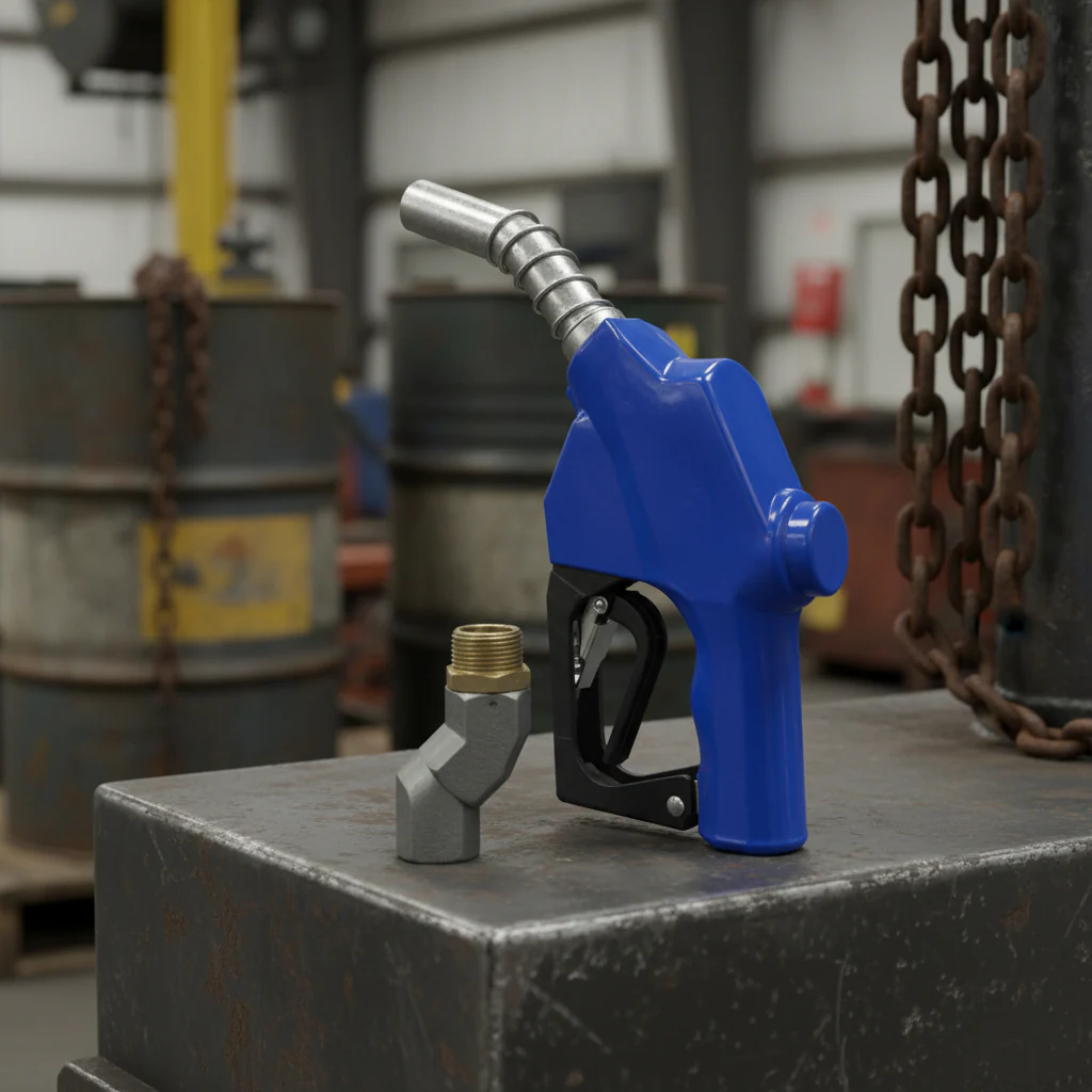 New Automatic Fuel Nozzle Kit with 360° Swivel – 3/4” & 1” NPT Auto Shut-Off Refueling Nozzles for Diesel, Gasoline, Kerosene