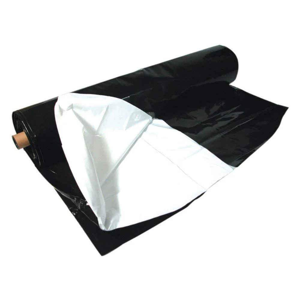 NEW Black & White Panda Film 5.5 Mil 10 x 25 ft 308102