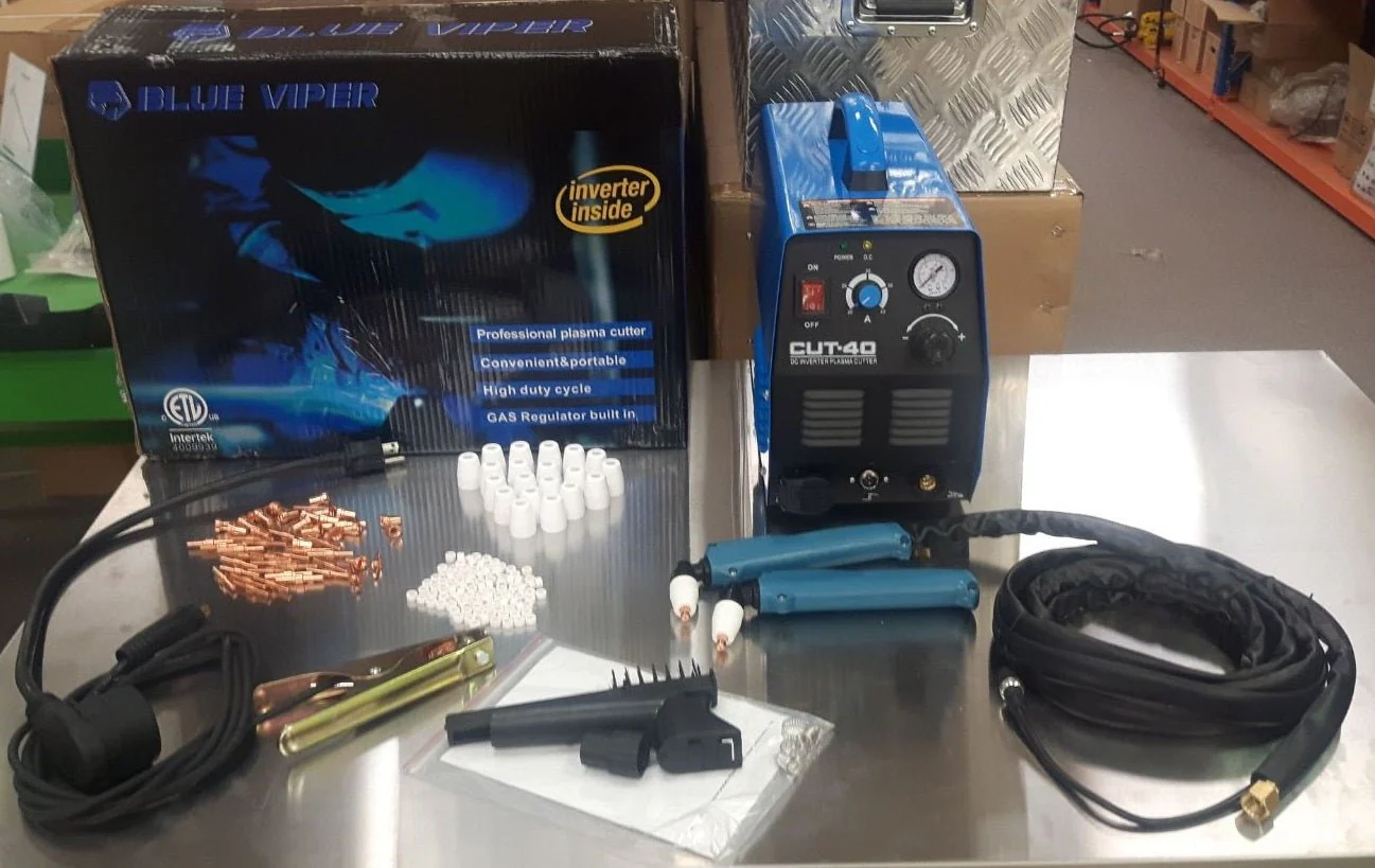 NEW Blue Viper Dual Voltage Plasma Cutter Set + Consumables 110V/220V – CUT40N - Image 5