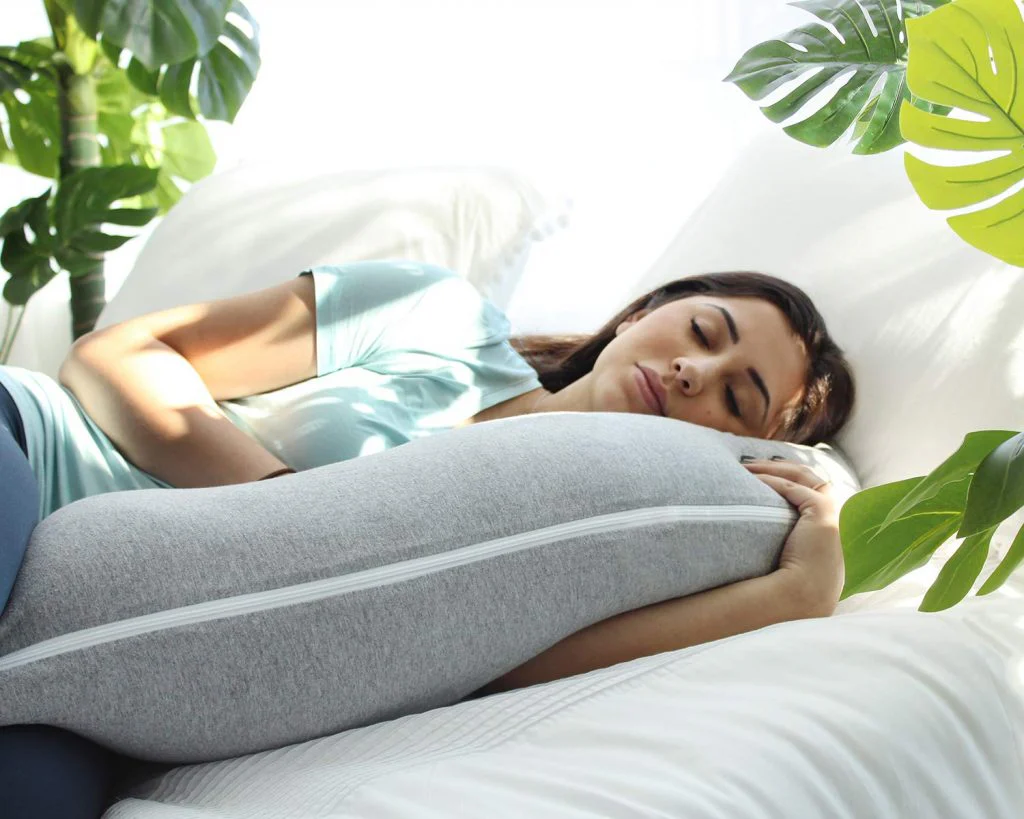 New C-Shaped Pregnancy Pillow – Memory Foam Full Body Maternity Support Pillow 74BPL - Image 4
