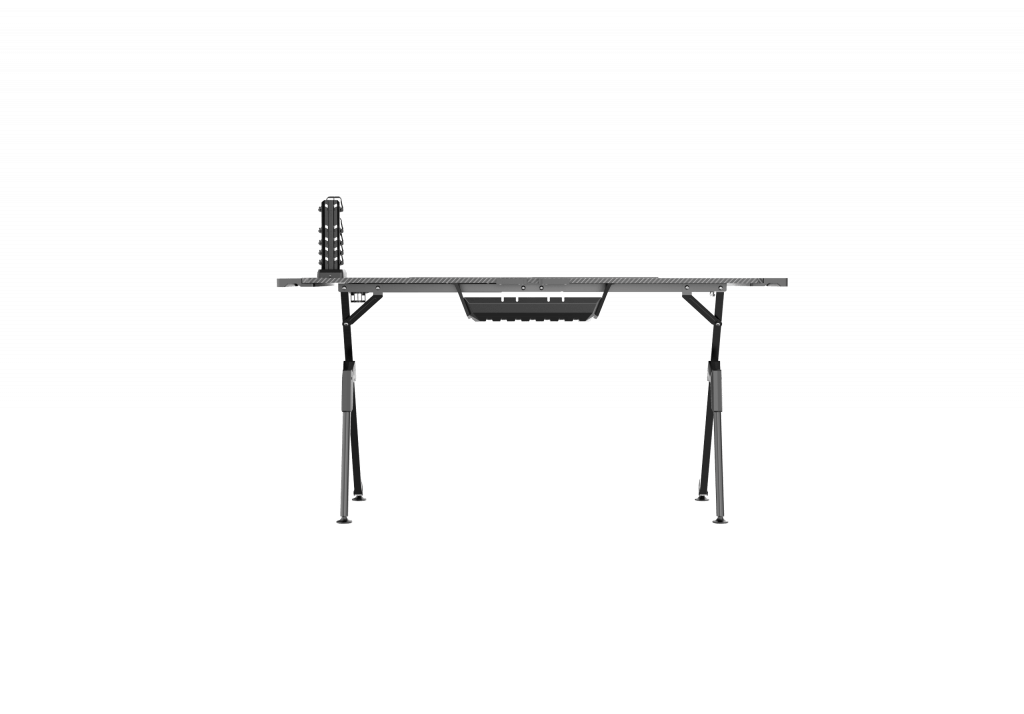 New Carbon Fiber RGB LED Gaming Desk – Ergonomic Computer Table with Light Effects for Gamers V21460 - Image 11