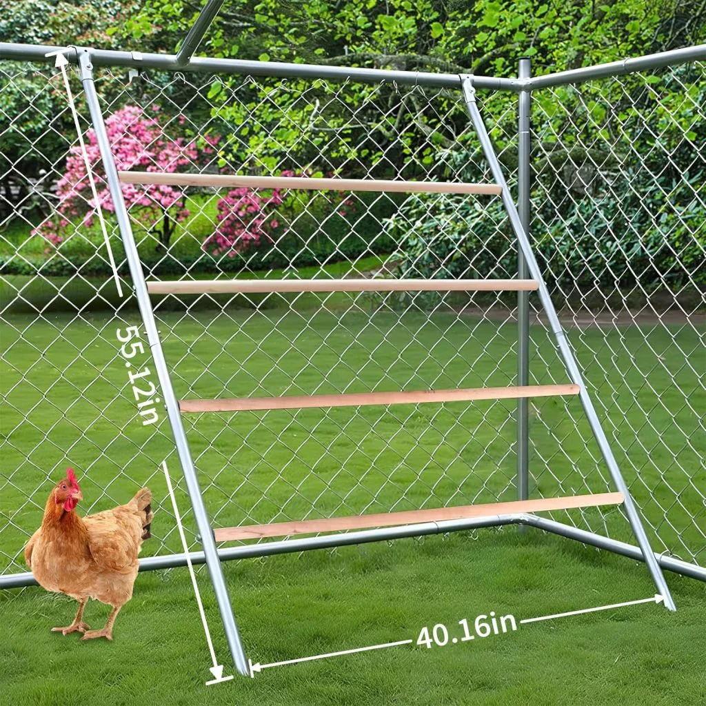New Chicken Coop Perch Roosting Ladder – Durable Wooden Ladder for Poultry & Backyard Birds S1226 - Image 2