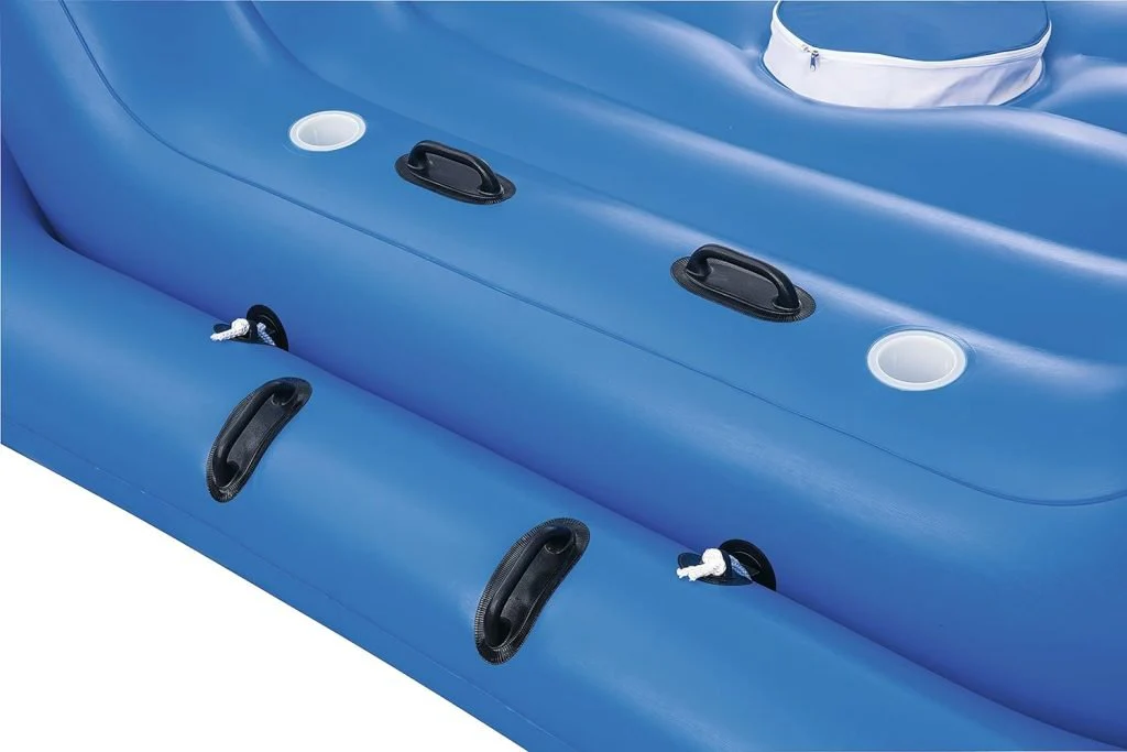 New Cooler Z Rock N Shade Island Inflatable Water Toy – Floating Lounge with Built-In Cooler & Canopy 43134 - Image 10