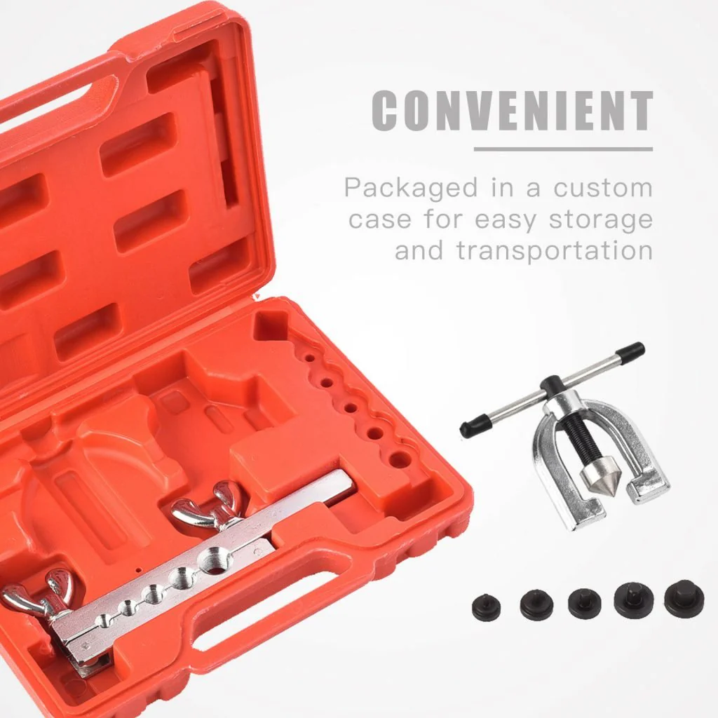 New Double Flaring Brake Line Tool Kit – Professional Auto Brake Repair Set M1013 - Image 2