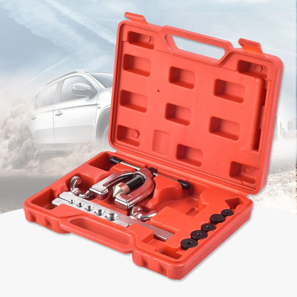 New Double Flaring Brake Line Tool Kit – Professional Auto Brake Repair Set M1013 - Image 5