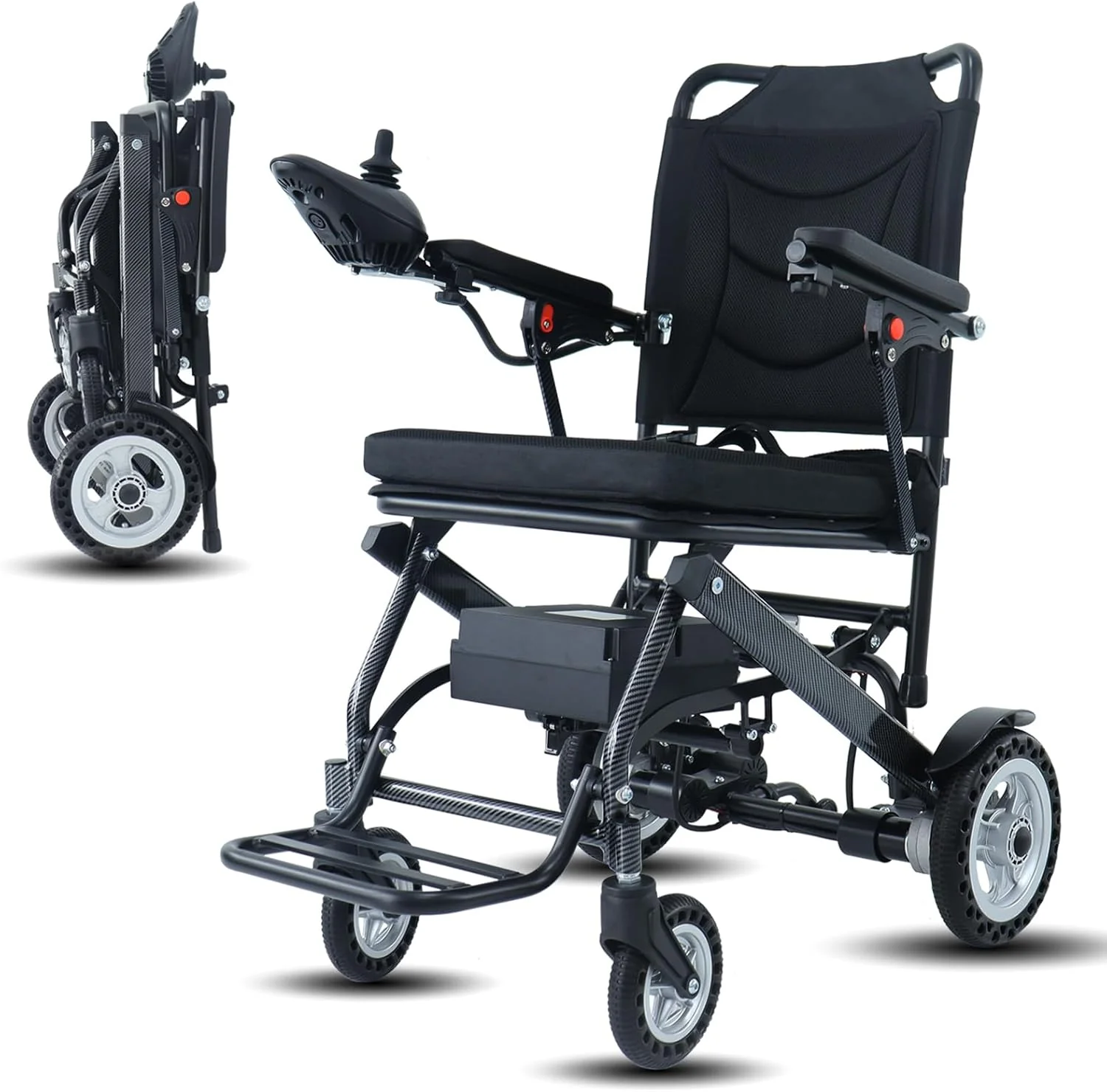 New Electric Ultra Light Folding Wheelchair 9187041 – Portable Lightweight Power Chair