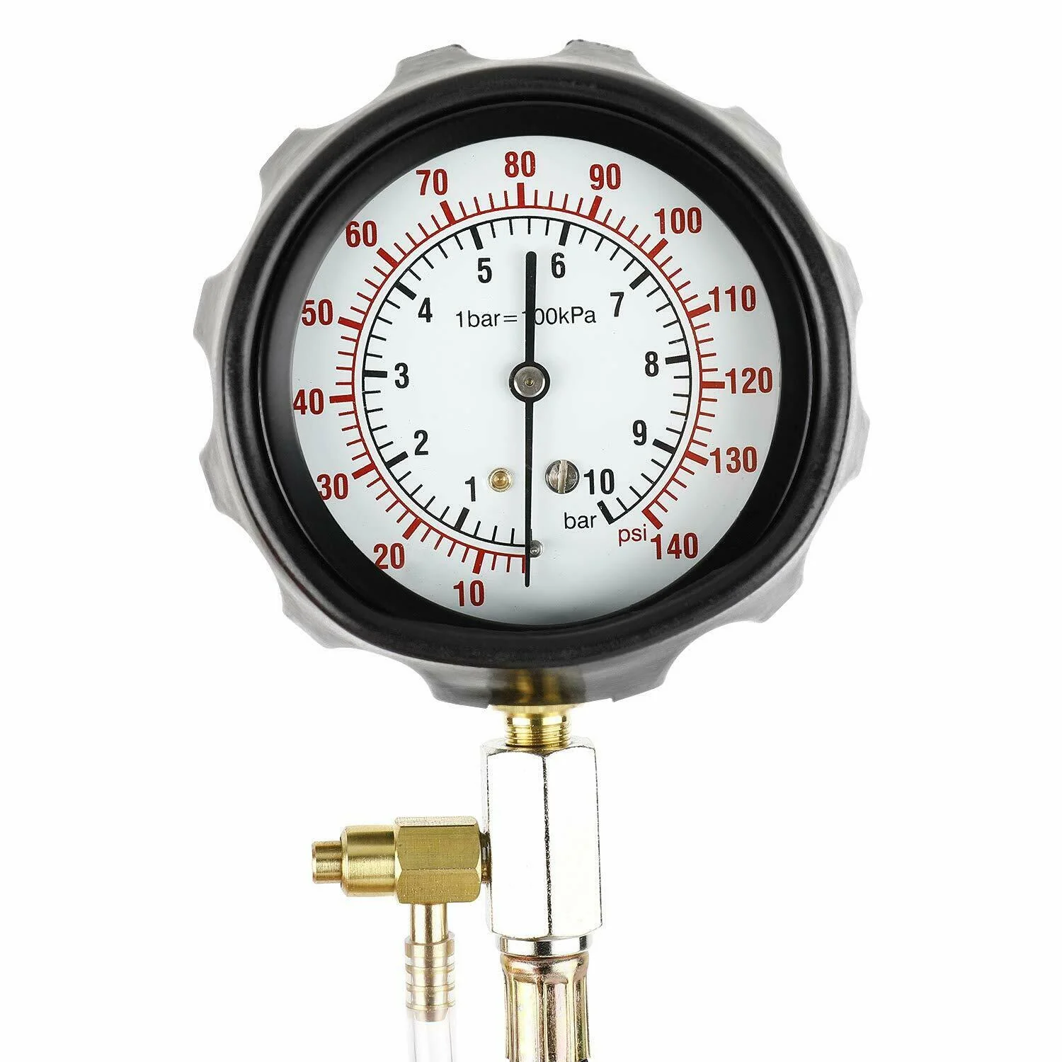 NEW Fuel Injector Pump Pressure Tester Kit TU114 – Universal Fuel Injection Gauge Set 0–140 PSI with Adapters & Carry Case - Image 5