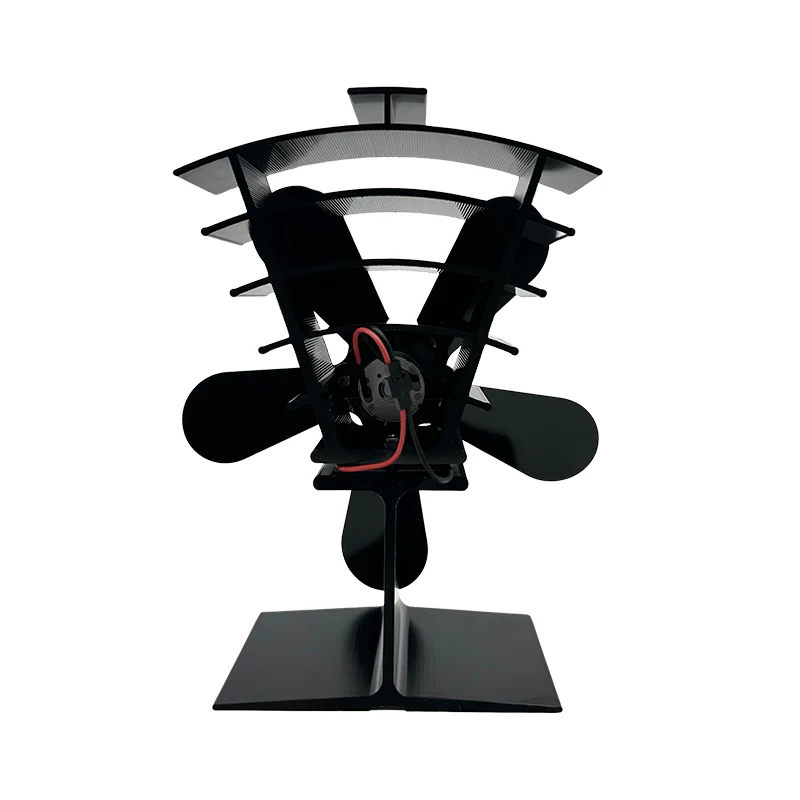 New Heat Powered 250 CFM Wood Stove Fan – No Electricity, Low Noise, High Temp Resistant, Efficient Air Circulation - Image 2
