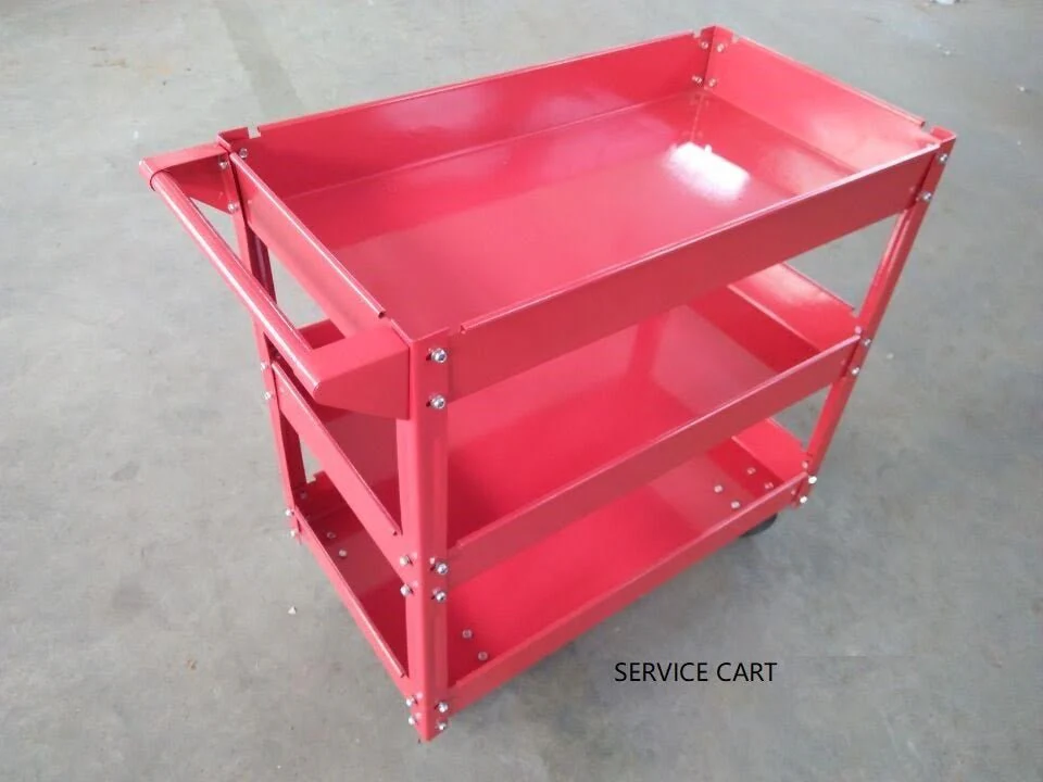 New Heavy Duty 3-Layer Rolling Tool Cart – Mobile Garage Storage Trolley with Wheels & Shelves TC4103 - Image 3