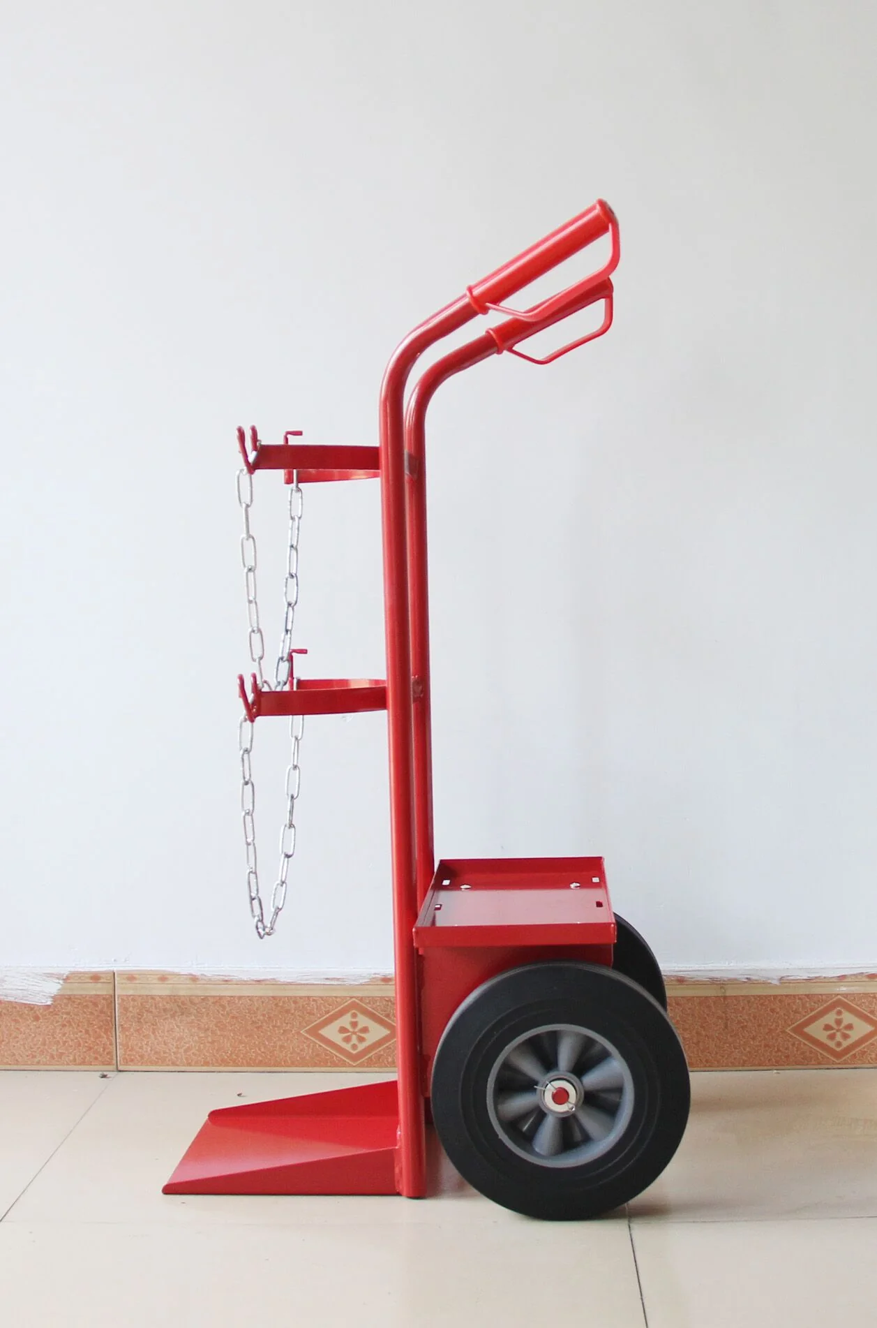New Heavy Duty 360 lbs Welding Cylinder Hand Truck Cart with Secure Straps | SKU 826629