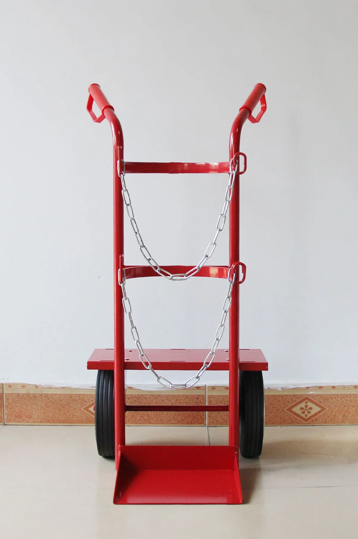 New Heavy Duty 360 lbs Welding Cylinder Hand Truck Cart with Secure Straps | SKU 826629 - Image 2