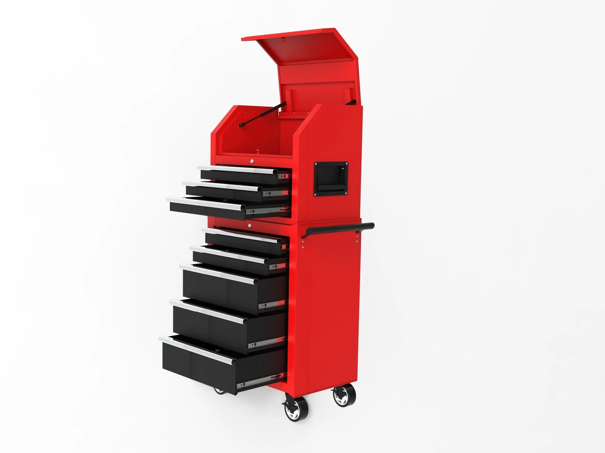New Heavy-Duty 8-Drawer Rolling Tool Chest & Cabinet Combo – KN27035 - Image 9
