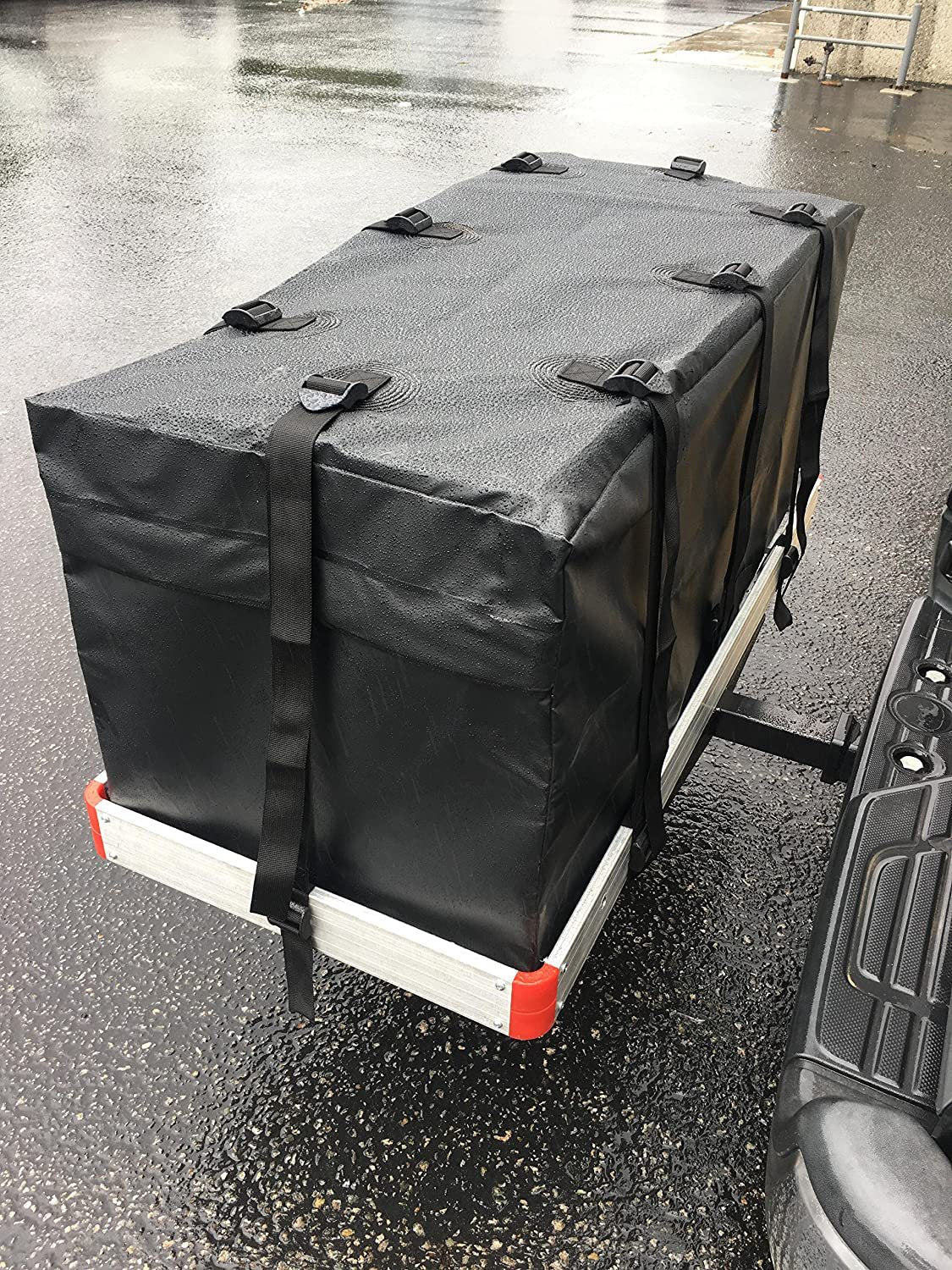 New Heavy Duty Water Resistant Cargo Carrier Bag – 47" x 20" x 20", PVC with Polyester Reinforcement, Secure Zippers - Image 2