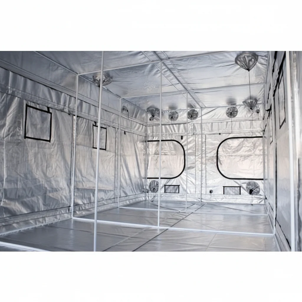 New Hydroponic Indoor Grow Tent with Floor Tray – Complete Hydroponics Growing System - Image 4