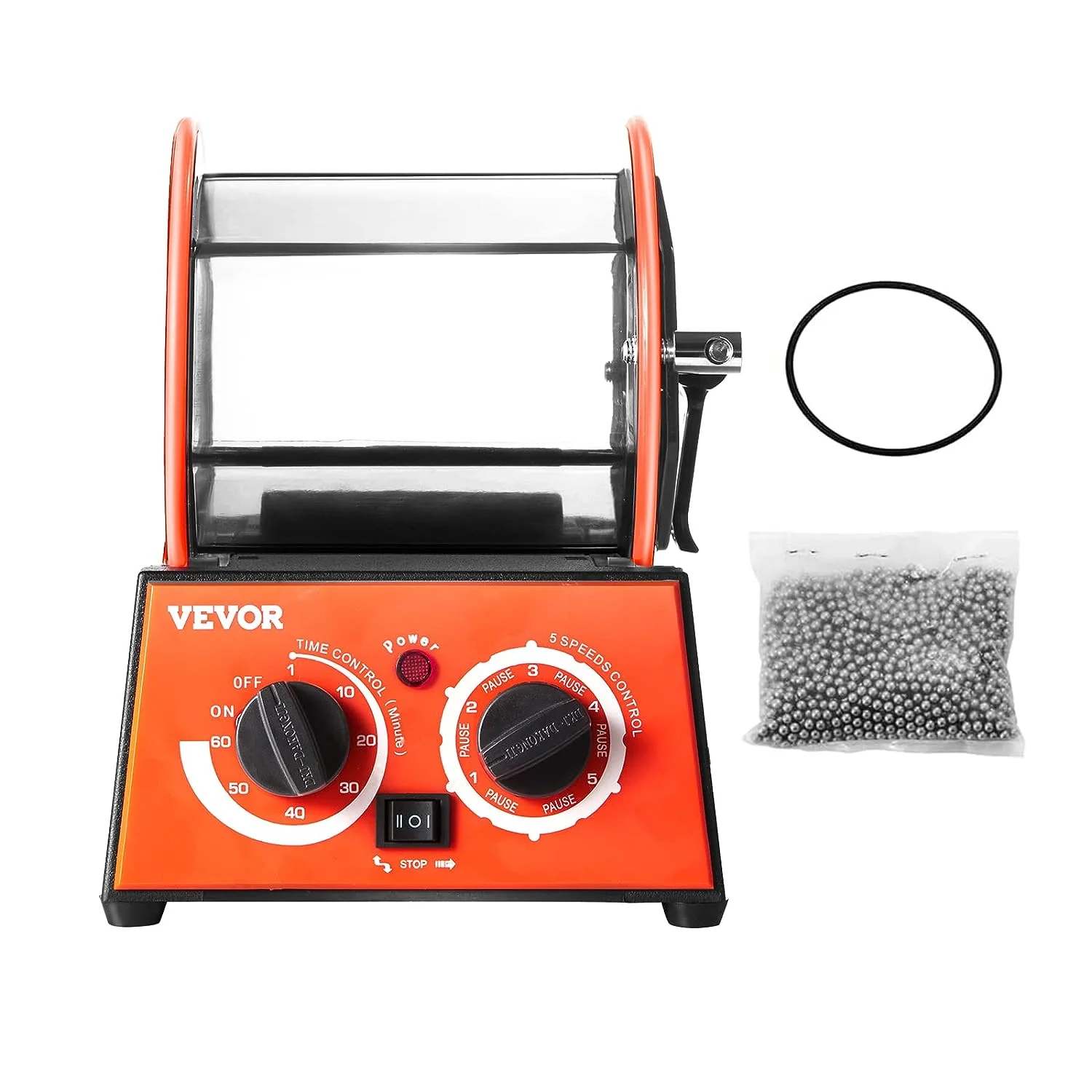 New Jewelry Polisher 5 Speed Rock Tumbler 817443 - Image 8