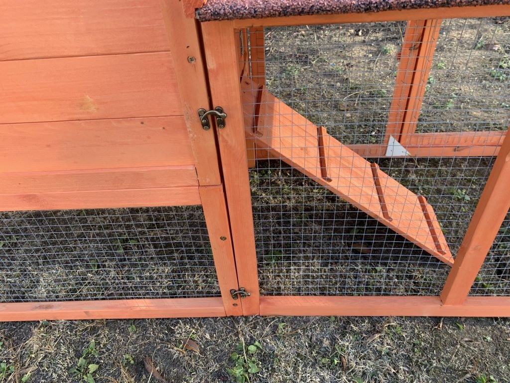 New Large 2-Tier Wooden Chicken Coop & Rabbit Hutch – Outdoor Pet House with Run & Nesting Box RH1063 - Image 4