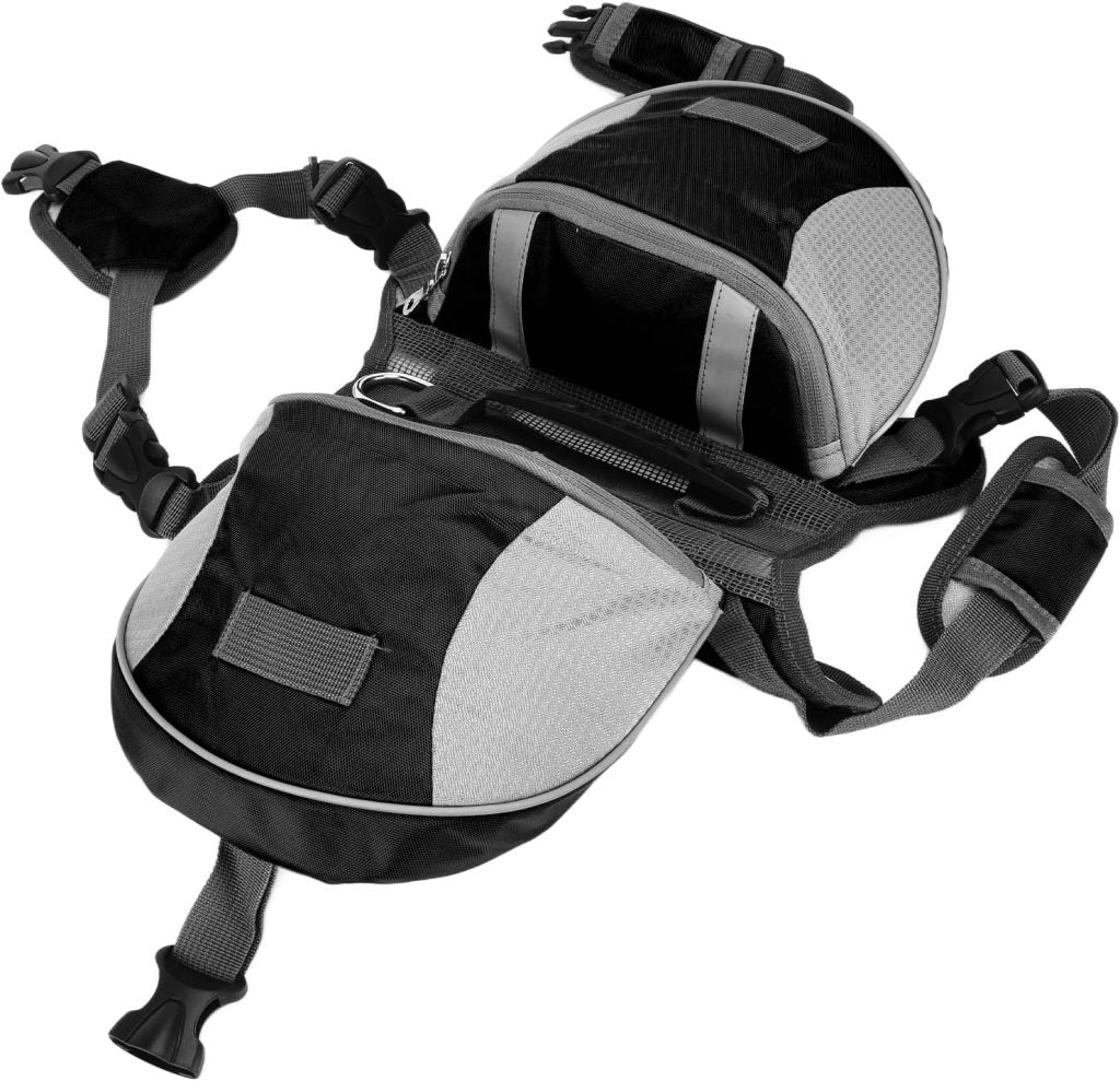 New Large Reflective Oxford Cloth Pet Saddle Bag – Durable Dog Backpack with Safety Strips JGP004A - Image 7