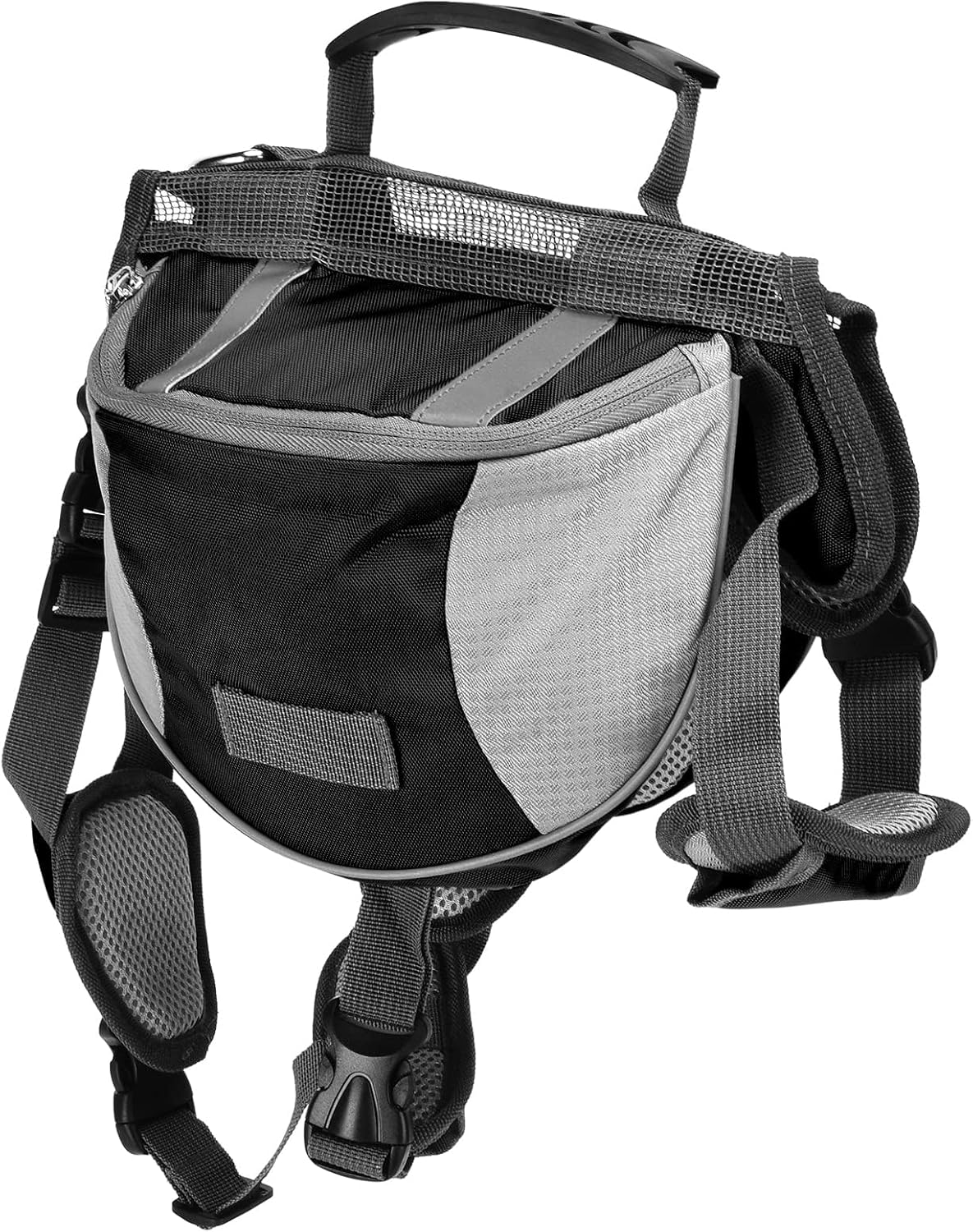 New Large Reflective Oxford Cloth Pet Saddle Bag – Durable Dog Backpack with Safety Strips JGP004A - Image 8