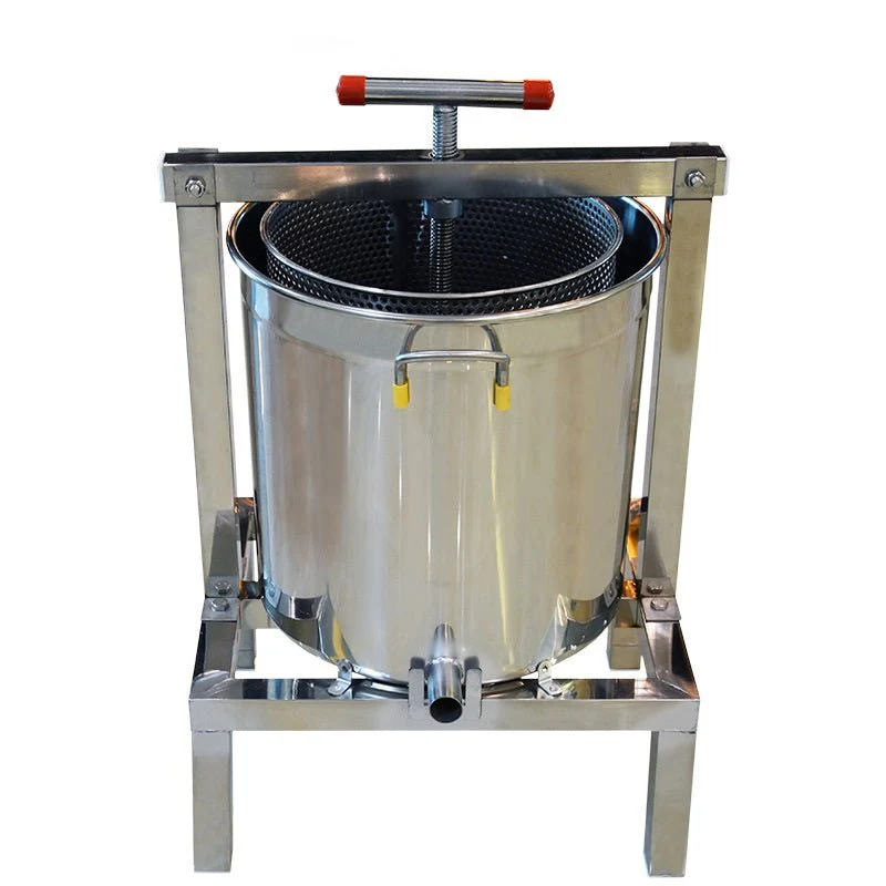 New Large Stainless Steel Honey & Fruit Wine Press Machine – Manual Juice Extractor for Winemaking & Beekeeping 417ZT05 - Image 2