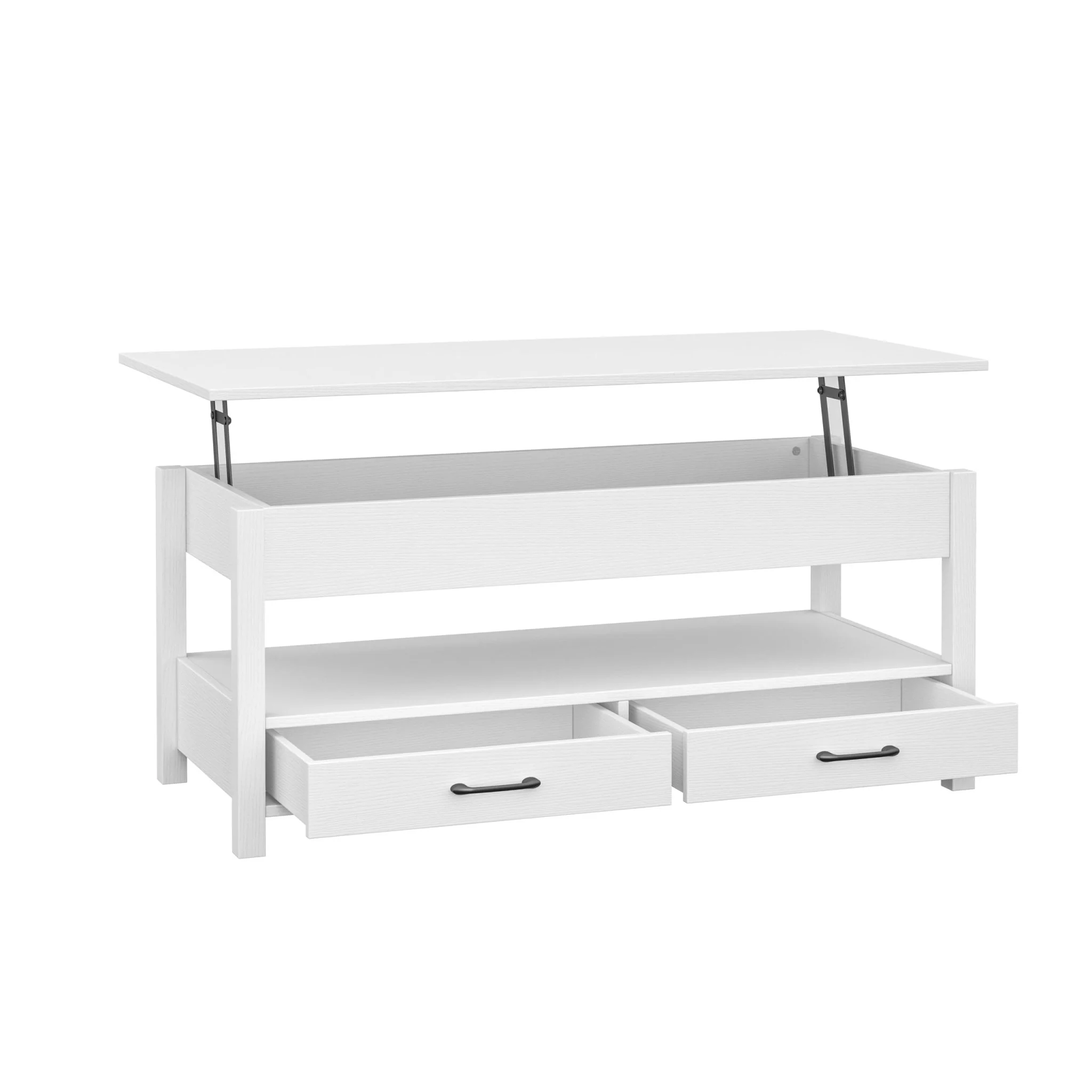 New Lift Top Coffee Table with Storage – Gray or White Modern Wood Table for Living Room - Image 6