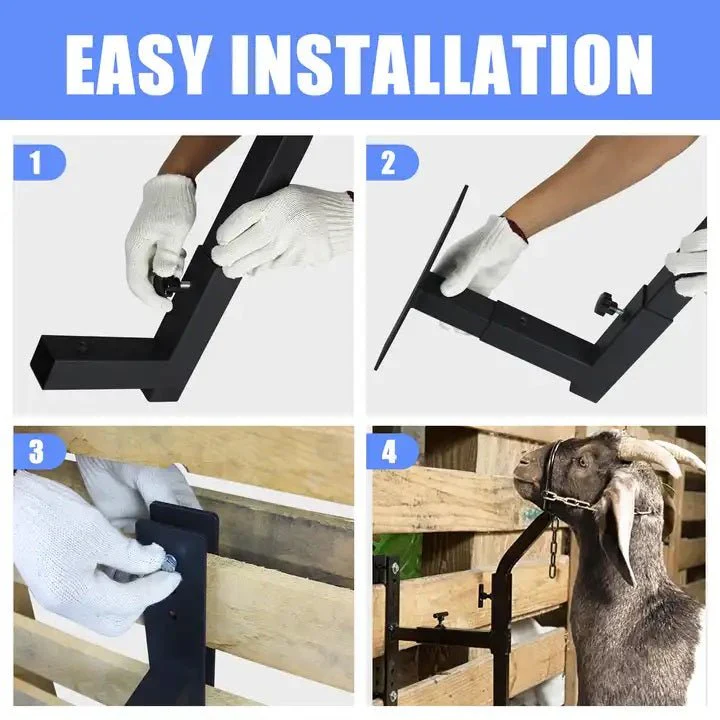 New Livestock Steel Gate Attachment Nose Loop Headpiece – Durable Animal Restraint Tool S1230 - Image 6