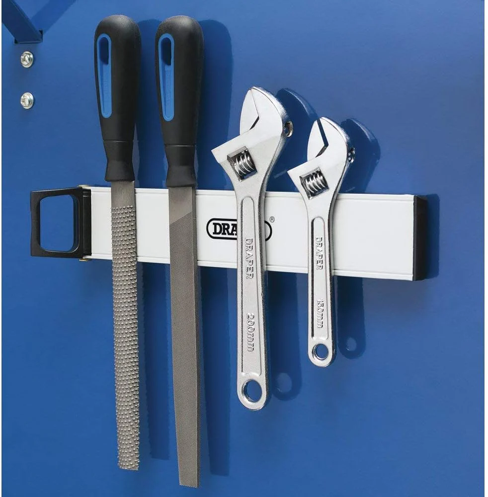 Magnetic Tool Holder Bar Heavy Duty Steel Wrench Socket Organizer 12 Inch TP11786