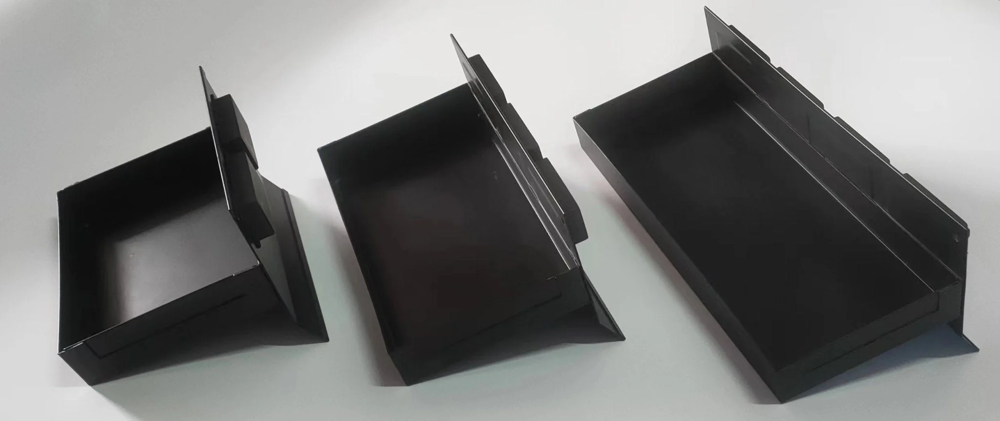 3-Piece Magnetic Tool Box Tray Set Heavy Duty Parts Organizer Small Medium Large TP11755 - Image 2