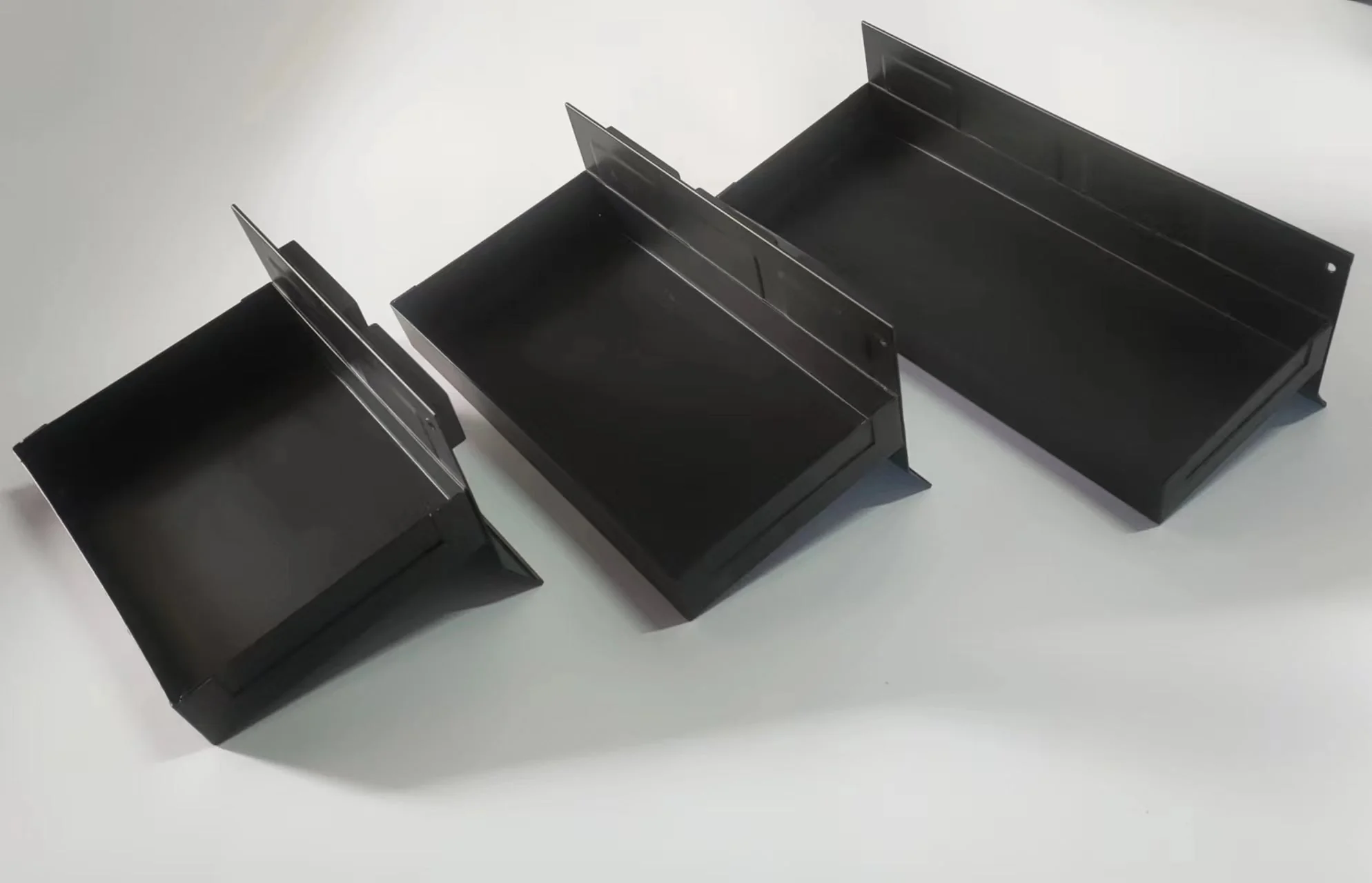 3-Piece Magnetic Tool Box Tray Set Heavy Duty Parts Organizer Small Medium Large TP11755 - Image 3