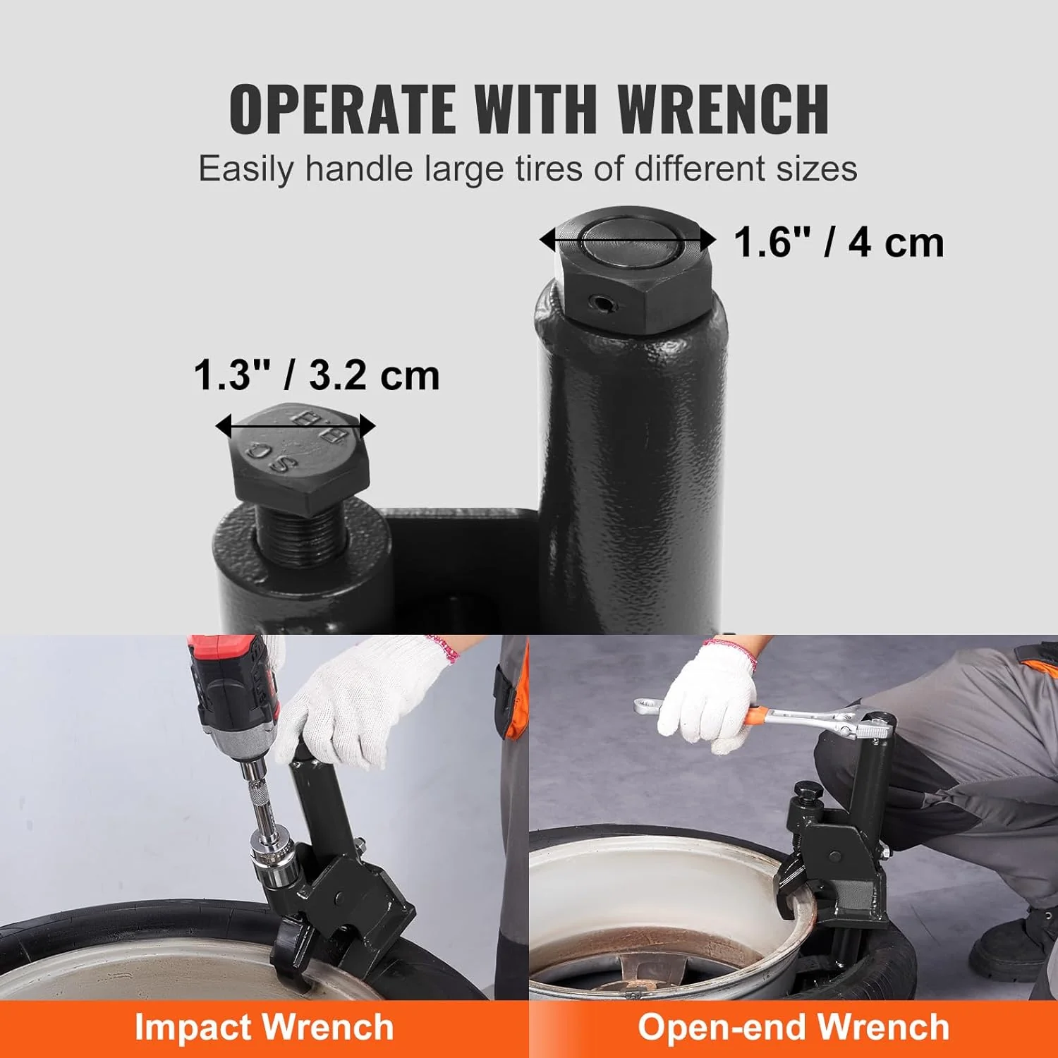 New Manual Tire Bead Breaker for Lawnmower & ATV – Heavy-Duty Tool for Easy Tire Removal WT8021 - Image 3