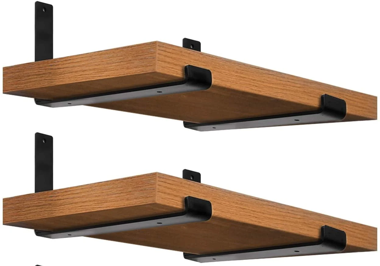 Metal 4-Piece Heavy Duty Shelf Bracket Set – Strong Wall Support 6210810