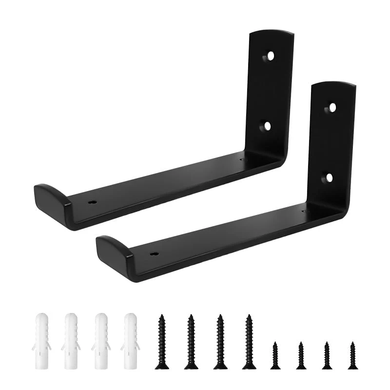 Metal 4-Piece Heavy Duty Shelf Bracket Set – Strong Wall Support 6210810 - Image 2