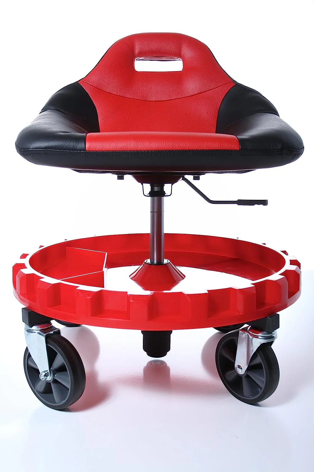 New Mobile Rolling Gear Seat & Equipment Tray – Heavy-Duty Mechanic Stool with Tool Storage 710736