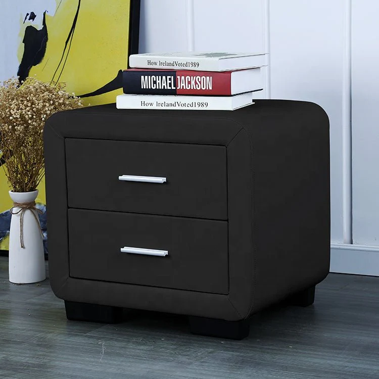 New Modern 2 Drawer Bedside Table – Stylish Nightstand with Storage for Bedroom WS916 - Image 2