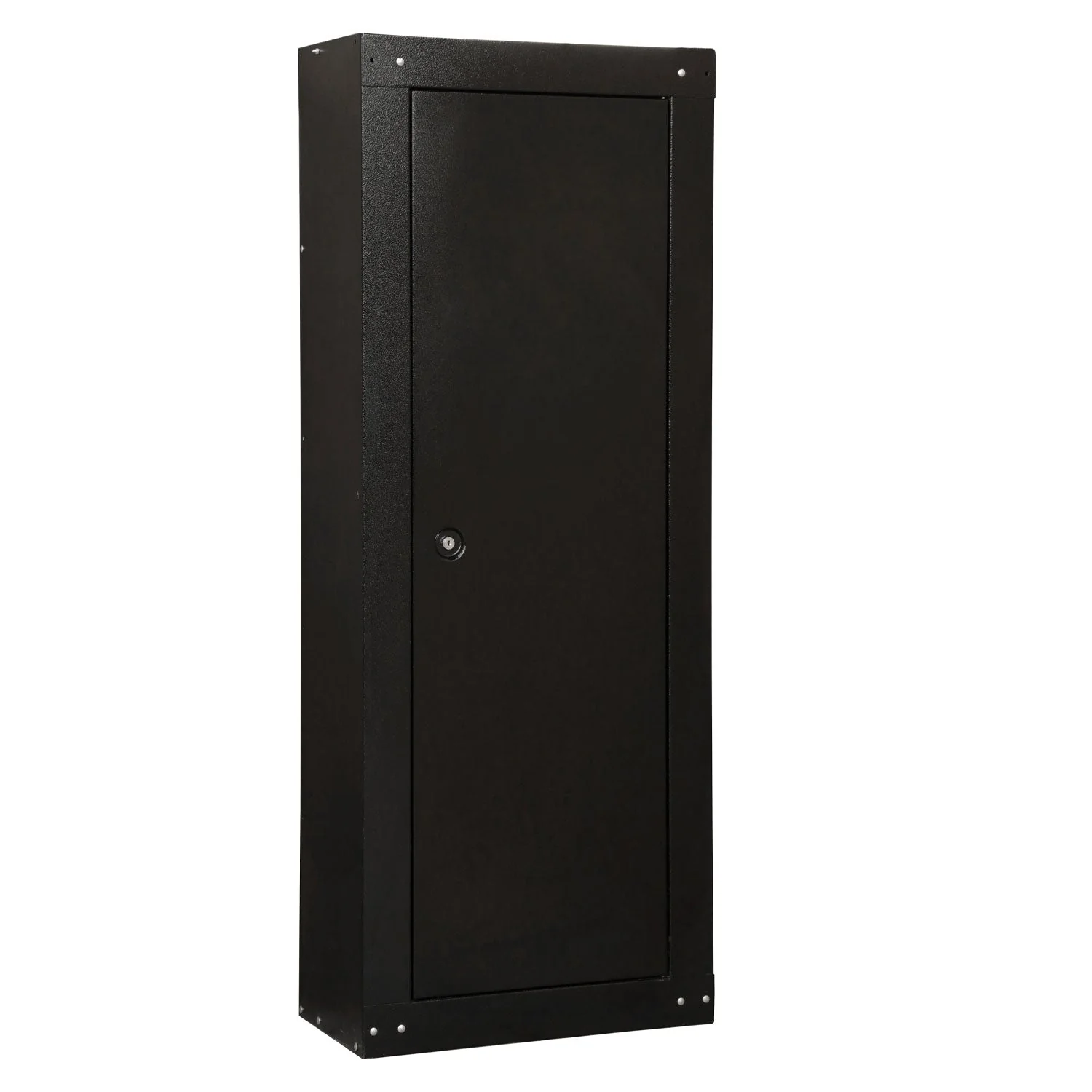 New Modular Steel Gun Safe – 11-Gun Key Lock Cabinet 1.2mm Steel Construction, Black Finish 55" Tall D552110 - Image 2